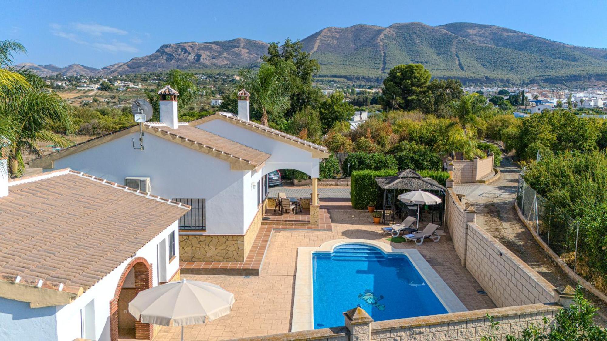 Casa Rural Tipica Andaluza, Wifi,Piscina, Barbacoa, Aire Acondicionado, 5Min Centros Alhaurín el Grande Exteriör bild